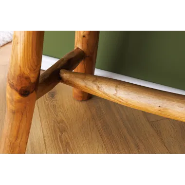 Invicta Ławka ROOT drewno tekowe w kolorze naturalnego brązu 100 cm / 44709