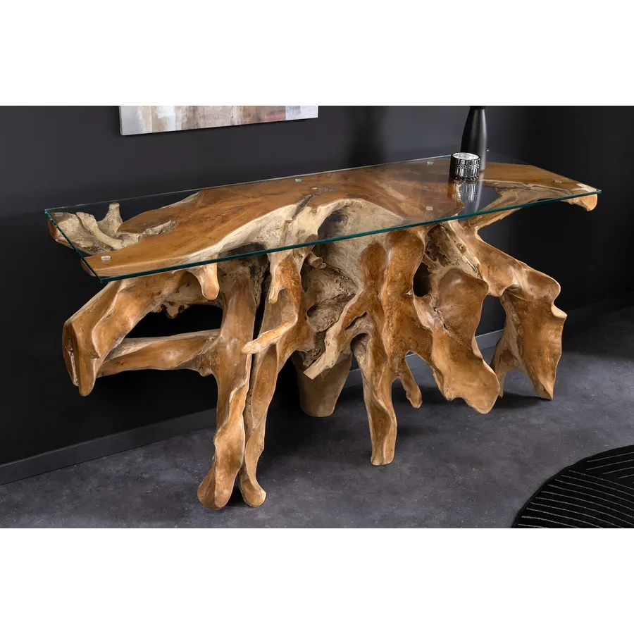 Invicta Konsola ROOT drewno tekowe 150cm / 44121