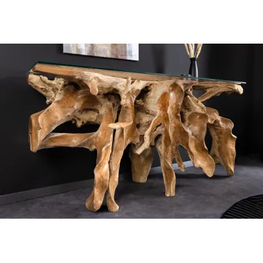 Invicta Konsola ROOT drewno tekowe 150cm / 44121