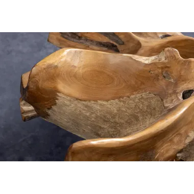 Invicta Stolik kawowy ROOT drewno teakowe 100cm / 44120