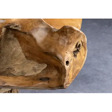 Invicta Stolik kawowy ROOT drewno teakowe 100cm / 44120