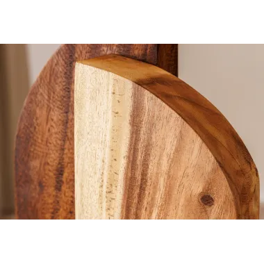 Invicta Lampa stołowa LOVERS naturalny klosz z drewna deszczowego 60cm / 46649