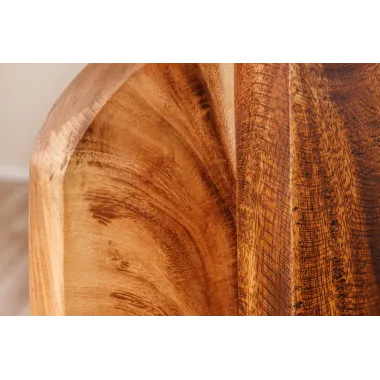 Invicta Lampa stołowa LOVERS naturalny klosz z drewna deszczowego 60cm / 46649