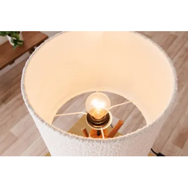 Invicta Lampa stołowa JEWELRY z naturalnego drewna mangostanu 60cm / 46649