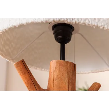 Invicta Lampa stołowa JEWELRY z naturalnego drewna mangostanu 60cm / 46649