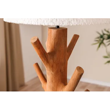 Invicta Lampa stołowa JEWELRY z naturalnego drewna mangostanu 60cm / 46649