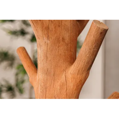 Invicta Lampa stołowa JEWELRY z naturalnego drewna mangostanu 60cm / 46649