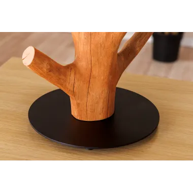 Invicta Lampa stołowa JEWELRY z naturalnego drewna mangostanu 60cm / 46649