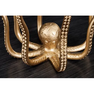 Invicta Stolik kawowy OCTOPUS z złotą lampką 50cm / 44567