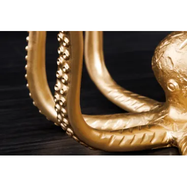 Invicta Stolik kawowy OCTOPUS z złotą lampką 50cm / 44567