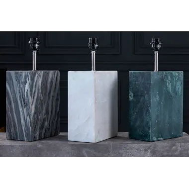 Invicta Lampa stołowa NOBLE podstawa czarny marmur 35cm / 40901