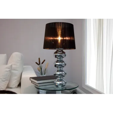 Invicta Lampa stołowa MIA czarna 60cm / 19699