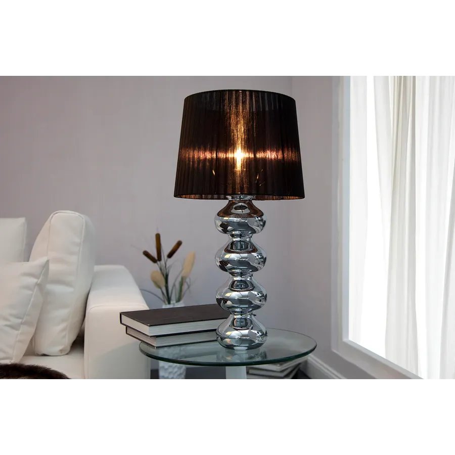 Invicta Lampa stołowa MIA czarna 60cm / 19699