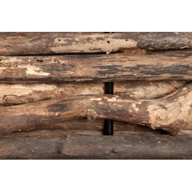 Invicta Lampa stołowa PERIFERE brązowe drewno teakowe 35cm / 17322