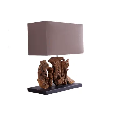 Invicta Lampa stołowa ARAGON z drewna wyrzuconego na brzeg 40cm / 20694