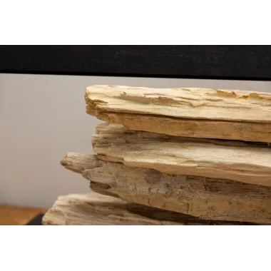 Invicta Lampa stołowa RIVERINE drewno teakowe 80cm / 17327