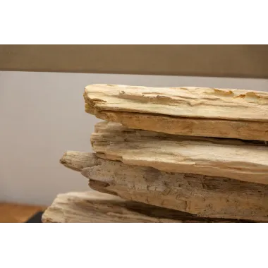 Invicta Lampa stołowa RIVERINE drewno dryftowe naturalne 80cm / 17326