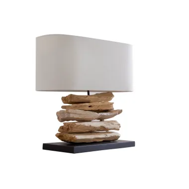 Invicta Lampa stołowa RIVERINE z drewna dryftowego 55cm / 36786