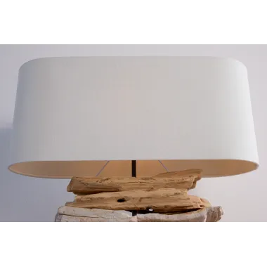 Invicta Lampa stołowa RIVERINE z drewna dryftowego 55cm / 36786