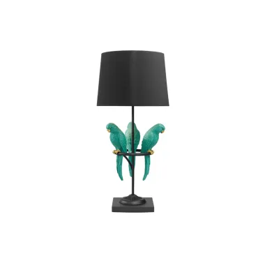 Invicta Lampa stołowa WILDLIFE zielone papugi 75cm / 44356