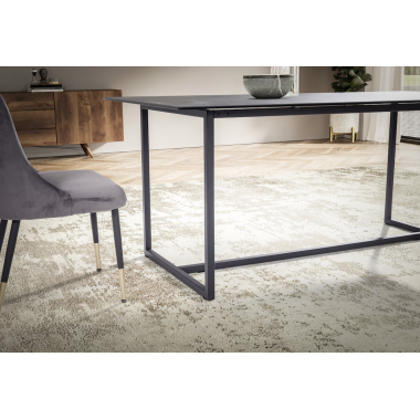 Wohnling Stół ceramiczny SYMBIOSE optyka czarnego marmuru 200cm / WL6.972