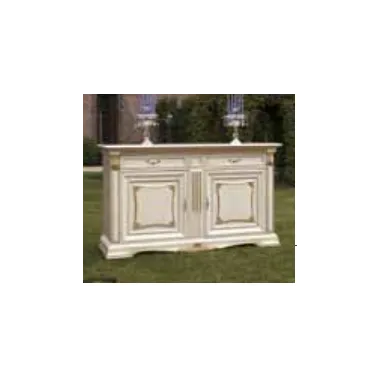 VIVALDI CREMA Włoski Regał ze zdobieniami 268 x 215 x 60cm / 1723