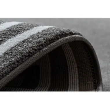 Dywan HAMPTON Versace Grecki wzór szary koło 120cm / GR2885