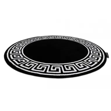 Dywan HAMPTON Versace Grecki wzór czarny 140cm / GR2901
