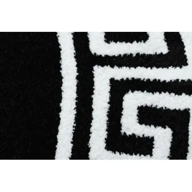 Dywan HAMPTON Versace Grecki wzór czarny 140cm / GR2901