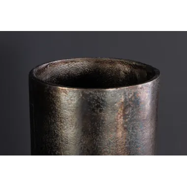 Invicta Wazon PRECIOUS efekt uderzenia młotka czarno-złoty 40cm / 44893