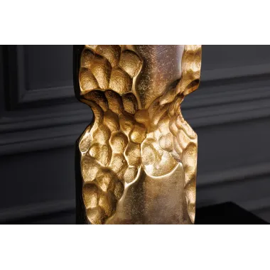 Invicta Wazon PRECIOUS efekt uderzenia młotka czarno-złoty 50cm / 44890