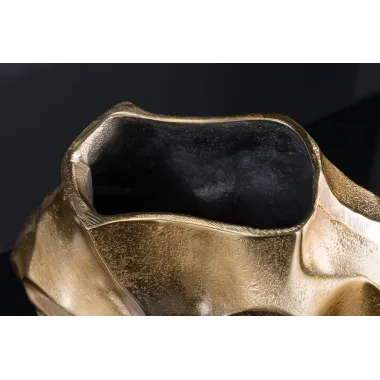 Invicta Wazon LIQUID efekt uderzenia młotka Złoty 25cm / 44878