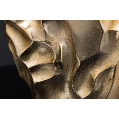 Invicta Wazon LIQUID efekt uderzenia młotka Złoty 25cm / 44878