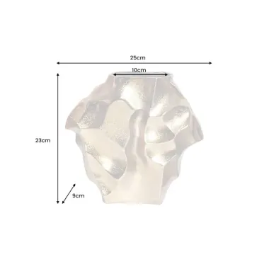 Invicta Wazon LIQUID efekt uderzenia młotka Złoty 25cm / 44878