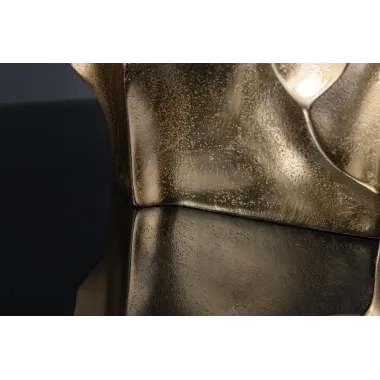 Invicta Wazon LIQUID efekt uderzenia młotka Złoty 30cm / 44876