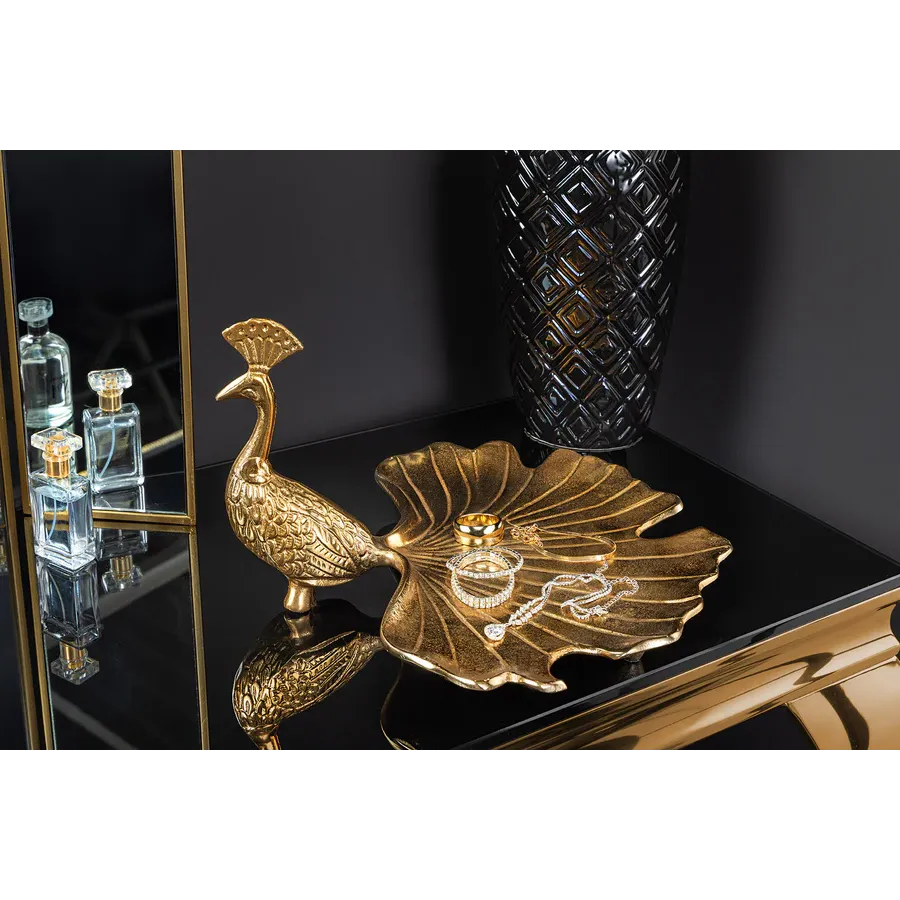 Invicta Patera WILDLIFE PEACOCK złota 40cm / 44894