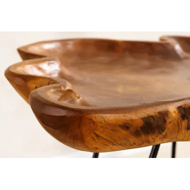 Invicta Stolik boczny WILD drewno tekowe  65 cm / 44708