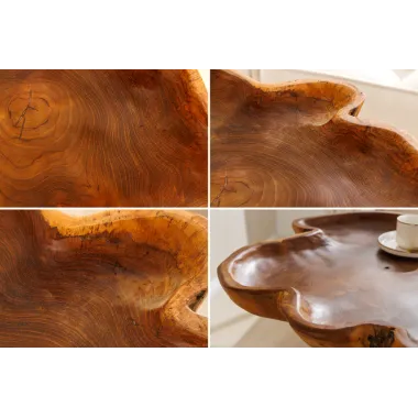 Invicta Stolik boczny WILD drewno tekowe  65 cm / 44708