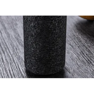 Invicta Stolik boczny ABSTRAKT 50cm z kulą z drewna mango / 44855