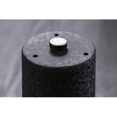 Invicta Stolik boczny ABSTRAKT 50cm z kulą z drewna mango / 44855