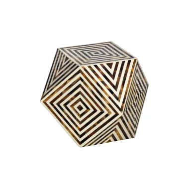 Invicta Stolik boczny BONE INLAY 40cm / 43662