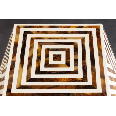 Invicta Stolik boczny BONE INLAY 40cm / 43662