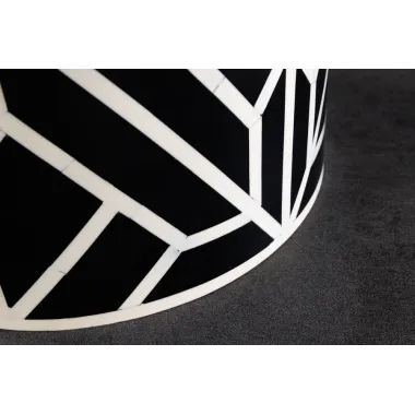 Invicta Stolik boczny BONE INLAY 45cm Poliester / 43661