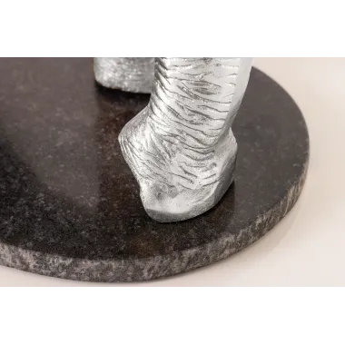 Invicta Stolik boczny ELEPHANT szkło hartowane 80cm / 43557