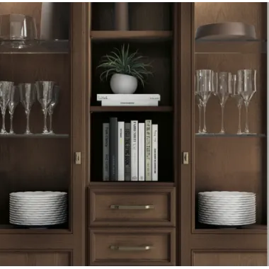 MILANO Włoska witryna szklana 149 x 214 x 42cm / 9205