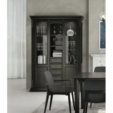 MILANO Włoska witryna szklana 149 x 214 x 42cm / 9205