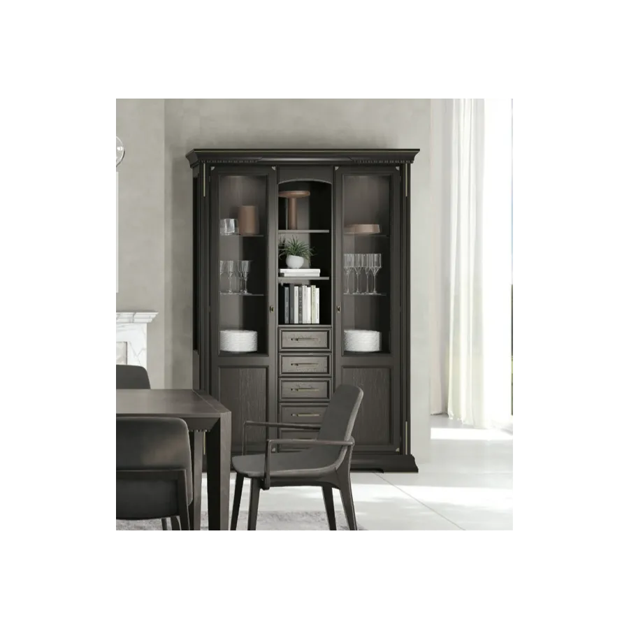 MILANO Włoska witryna szklana 149 x 214 x 42cm / 9205