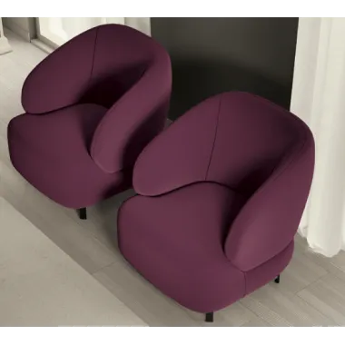 MILANO Włoski fotel tapicerowany kolor MOND 009 89 x 76 x 77cm / 92150