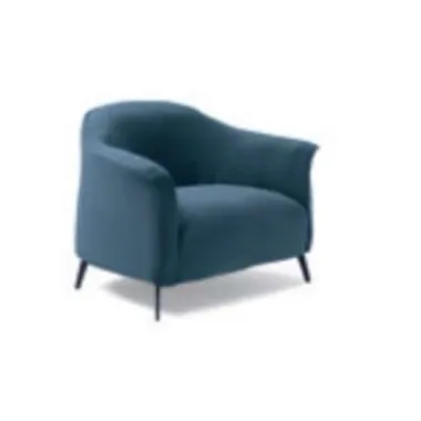 MILANO Włoski fotel tapicerowany kolor DISK 23  77 x 79 x 85cm / 92151