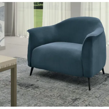 MILANO Włoski fotel tapicerowany kolor DISK 13  77 x 79 x 85cm / 92151